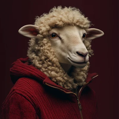 Sheep Head Football Player