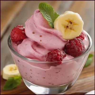 Fit Strawberry Banana Ice Cream