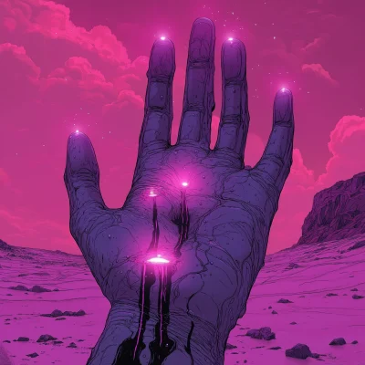 Ethereal Purple Hand