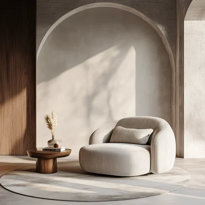 Curved Furniture and Organic Shapes