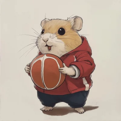 Handsome Sports Hamster