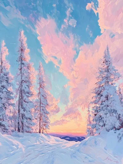 Serene Winter Scene