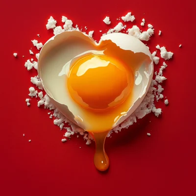 Heart Shaped Yolk