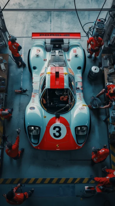 Porsche 917K in the Pit