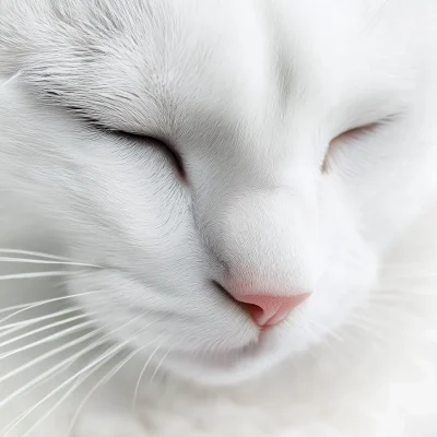 White Cotton Cat