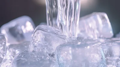 Glistening Ice Cubes