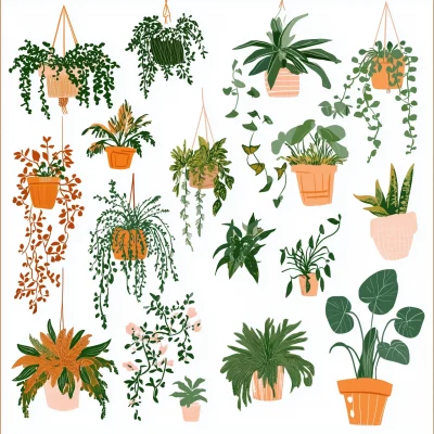 Houseplants Illustration