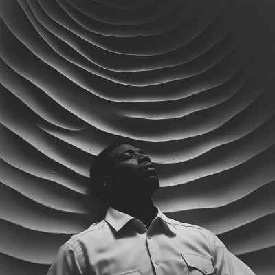 Surreal Modern Black Man