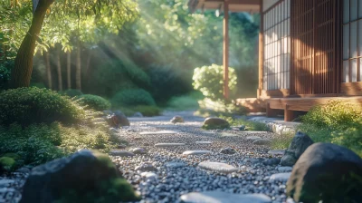 Tranquil Japanese Garden