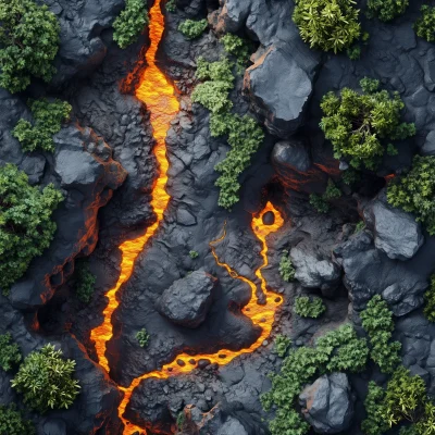 Magical Lava Mountain