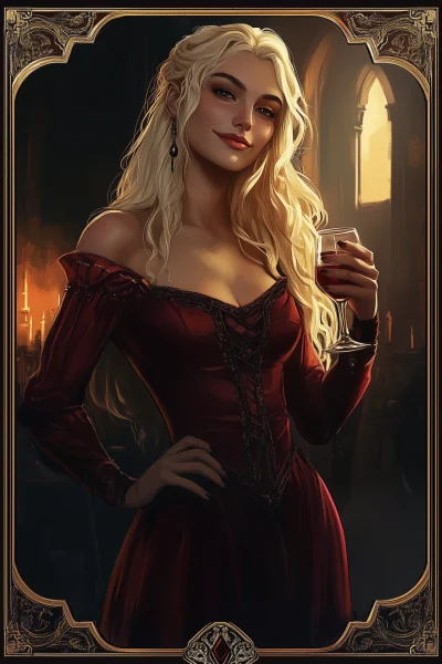 Gothic Fantasy Tarot Card