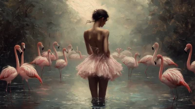 Ballerina in a Dreamscape