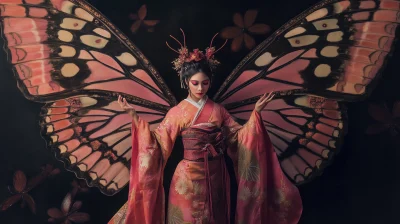 Butterfly Wings and Ancient Elegance