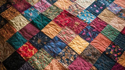 Colorful Patchwork Quilt