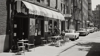 Vintage Brooklyn Pizza Shop