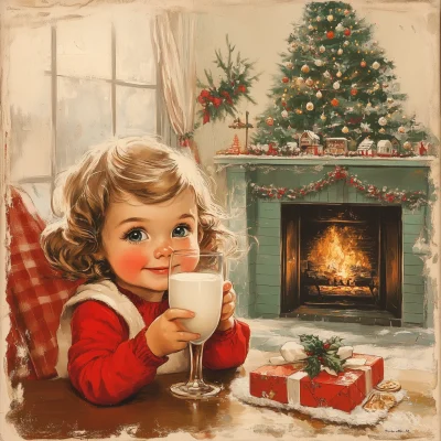 Vintage Christmas Postcard