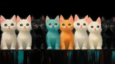 Impressionist Cats