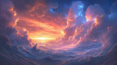 Heavenly Sky Landscape