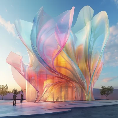 Vibrant Cultural Pavilion Design