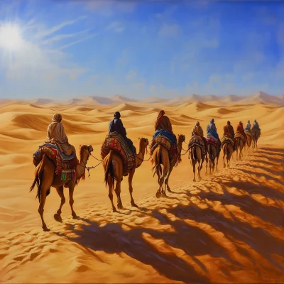 Desert Caravan Journey