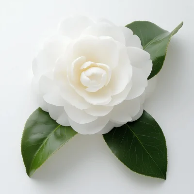 White Camellia Blossom