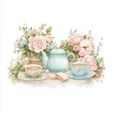 Delicate Tea Party