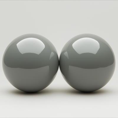 Melding Grey Spheres