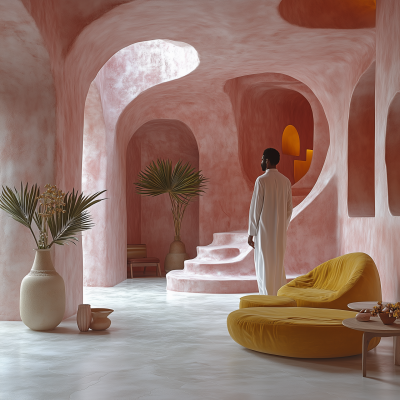 Modern Minimalist Interior in Oman