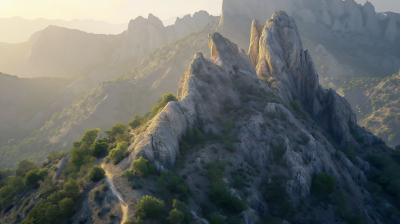 Mediterranean Mountainous Landscape