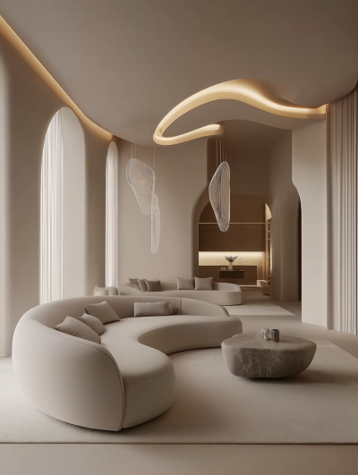 Modern Minimalist Living Room