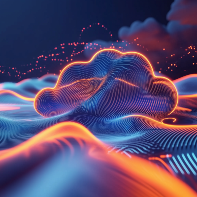 Abstract Technology Cloud