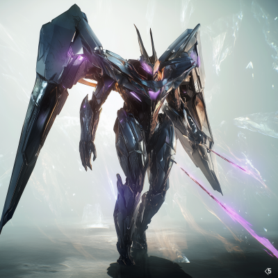 Armored Core with Violet Wings