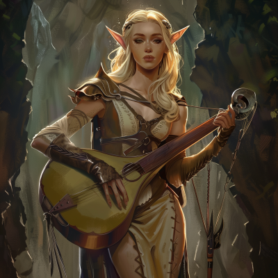 Elf Female Bard