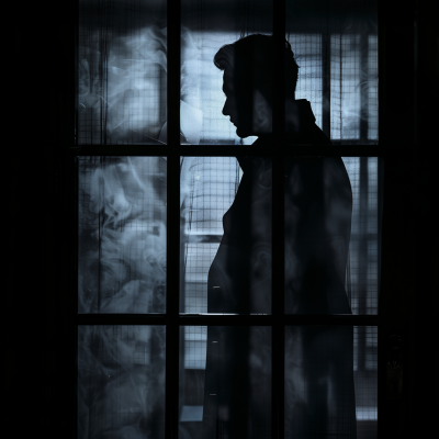 Silhouette of Inspector Kogoro