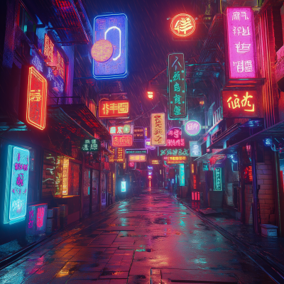 Cyberpunk Cityscape