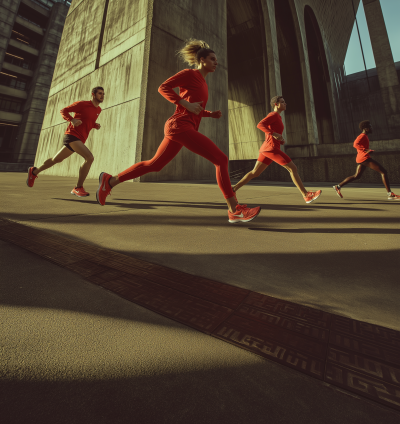 Influencers Running in London