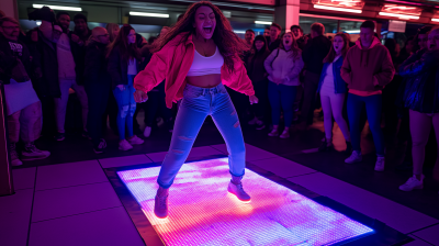 Energetic Dance at Birmingham Station