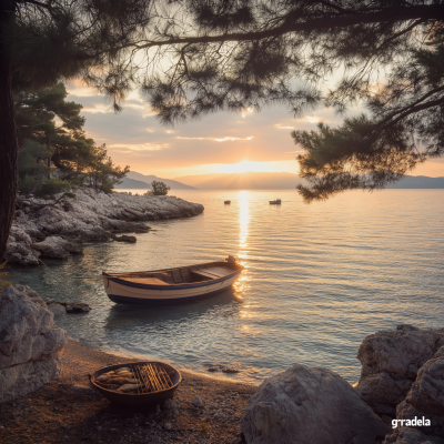 Serene Adriatic Sunset