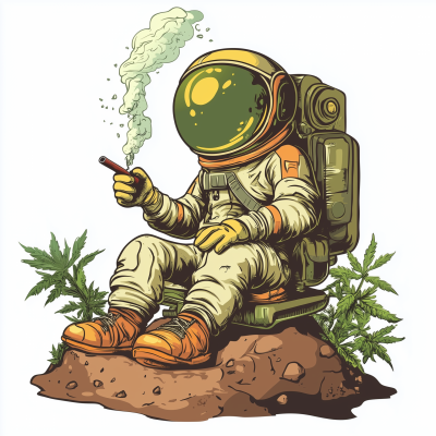 Stoned Martian on Mars