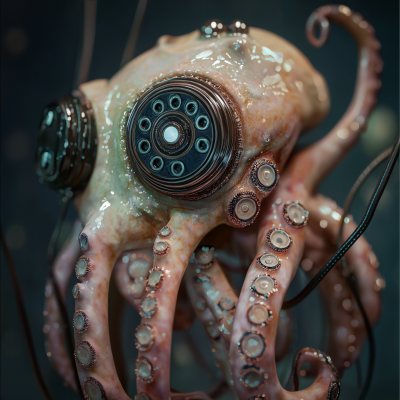 Surreal Fiberoptic Cephalopod