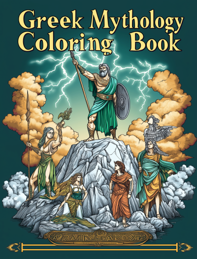 Greek Mythology Coloring Book