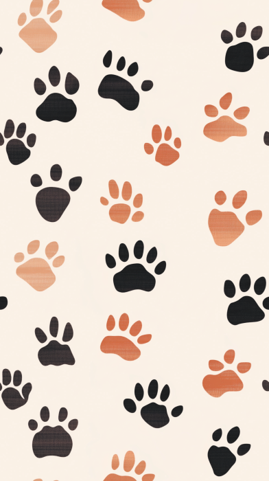 Puppy Paw Print Pattern