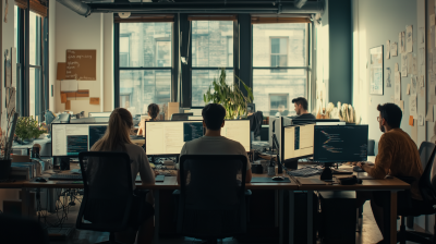 Developers in Modern Office