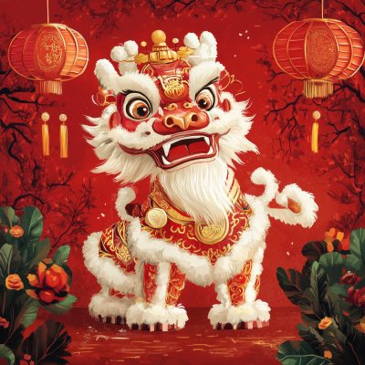 Chinese New Year Greeting Card