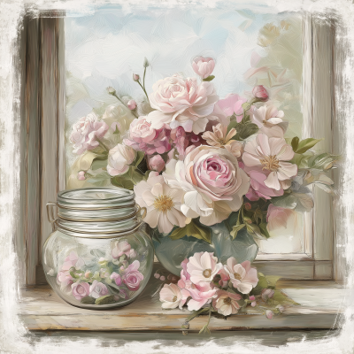 Vintage Flower Bouquet
