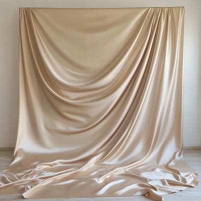 Beige Satin Backdrop