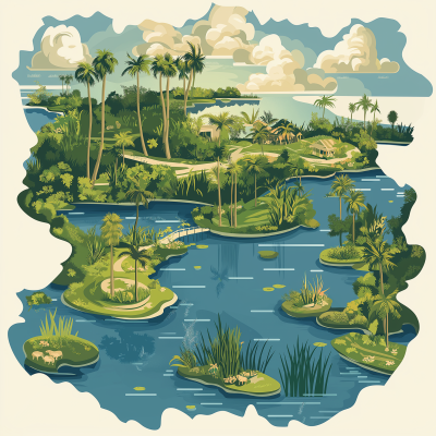 Florida Lakes Infographic