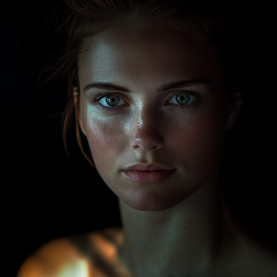 Relaxed Woman Portrait