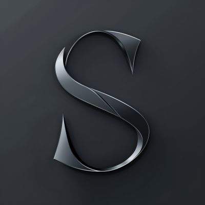 Modern Monogram S