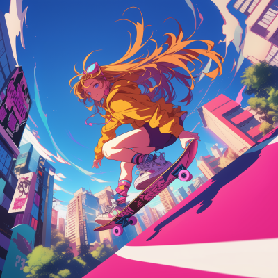 Vibrant Anime Art